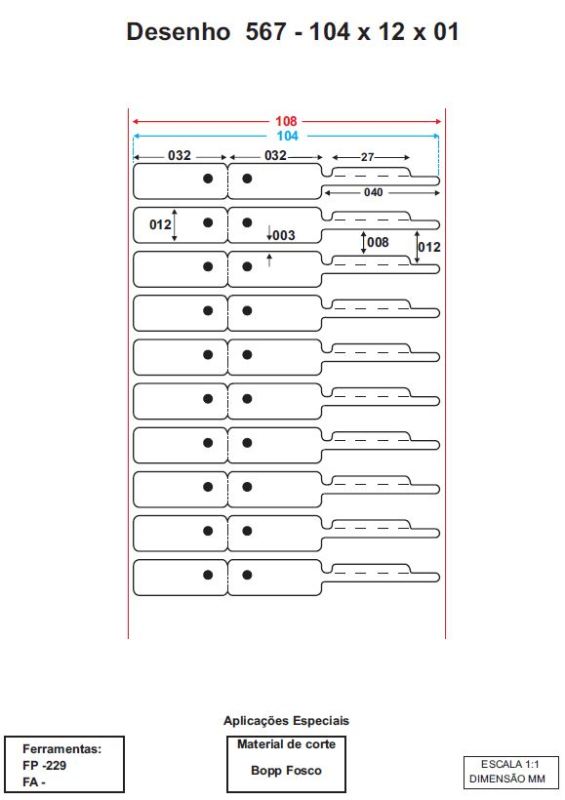 Etiquetas para Jóias - FOTO 1