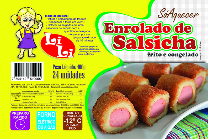 Etiquetas para Alimentos - Adesivos - FOTO 1