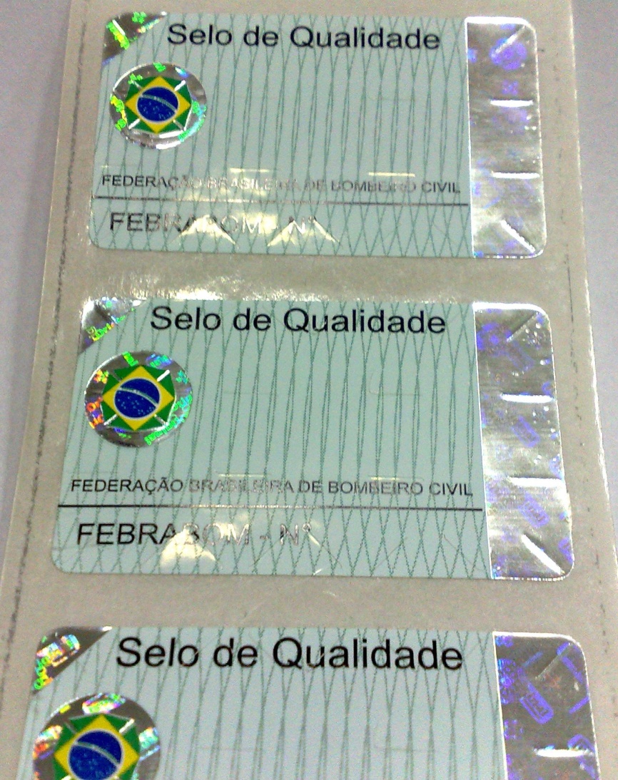 Lacre com holografia de segurança - FOTO 1