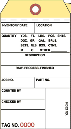 Tag Inventário - FOTO 1