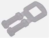 Fivela Plástica para Fita de Arquear PP Preta