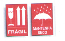 Etiqueta Adesiva Cuidados Frágil / Este Lado para Cima