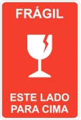 Etiqueta Adesiva Cuidados Frágil / Este Lado para Cima - FOTO 4