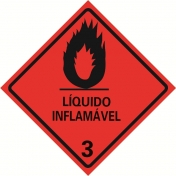 Etiqueta Líquido Inflamável