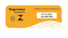 Etiqueta Selo Inmetro para Cadeira Plástica Monobloco