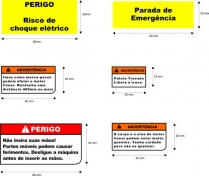 Etiquetas em Policarbonato Adesivo - FOTO 2