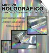 Etiqueta com Fundo Holográfico Laser Furta-Cor - FOTO 2