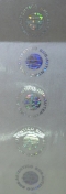 Etiqueta Transparente em Hotstamping Holográfico