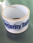 Fita de Empacotamento VOID Especial de Segurança - Branca e Azul - FOTO 8