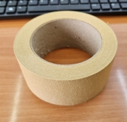 Fita adesiva Crepada marrom Kraft corrugado - FOTO 4